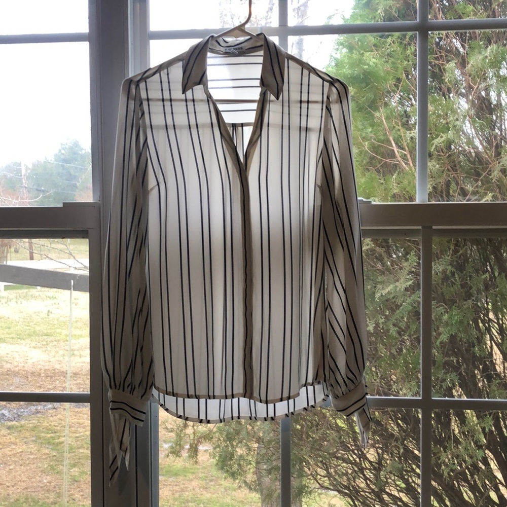 Express Striped Button Down